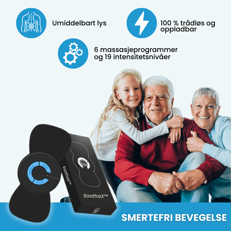 SoothaX™ - Multifunksjonell Massasjenhet for Restitusjon og Avslapning (1+1 GRATIS)