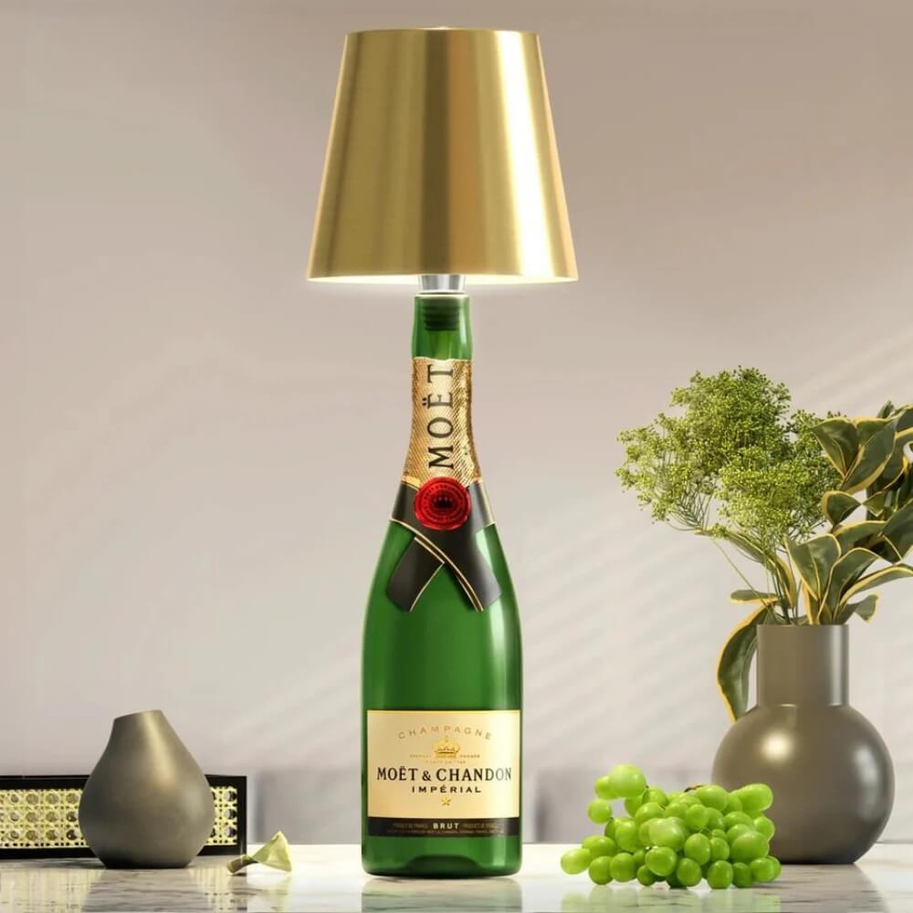 BottleGlow™ - Trådløs og Oppladbar LED-flaskelampe