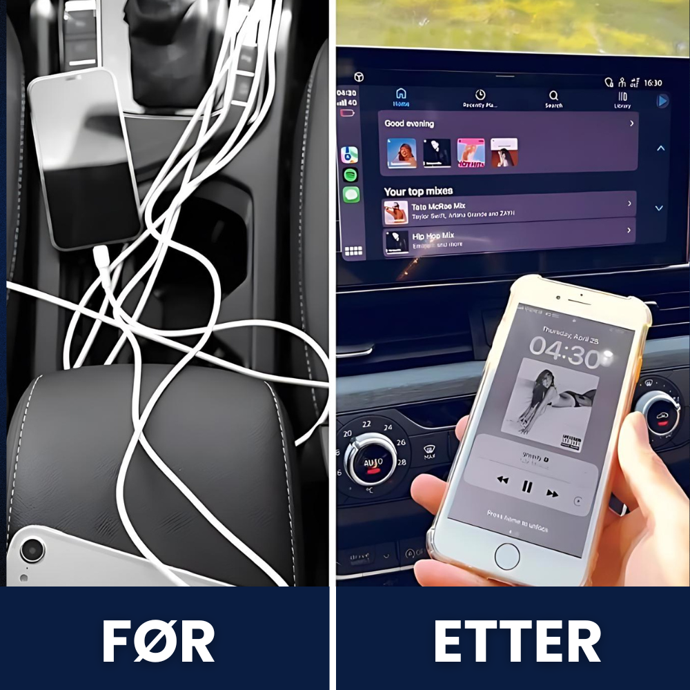 CarLink™ - Trådløs CarPlay & Android Auto