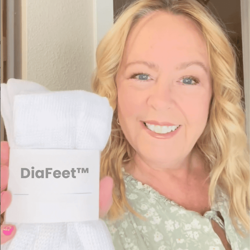 DiaFeet™ - Antihevelsessokker for lindring av diabetisk fot (1+1 PAR GRATIS)