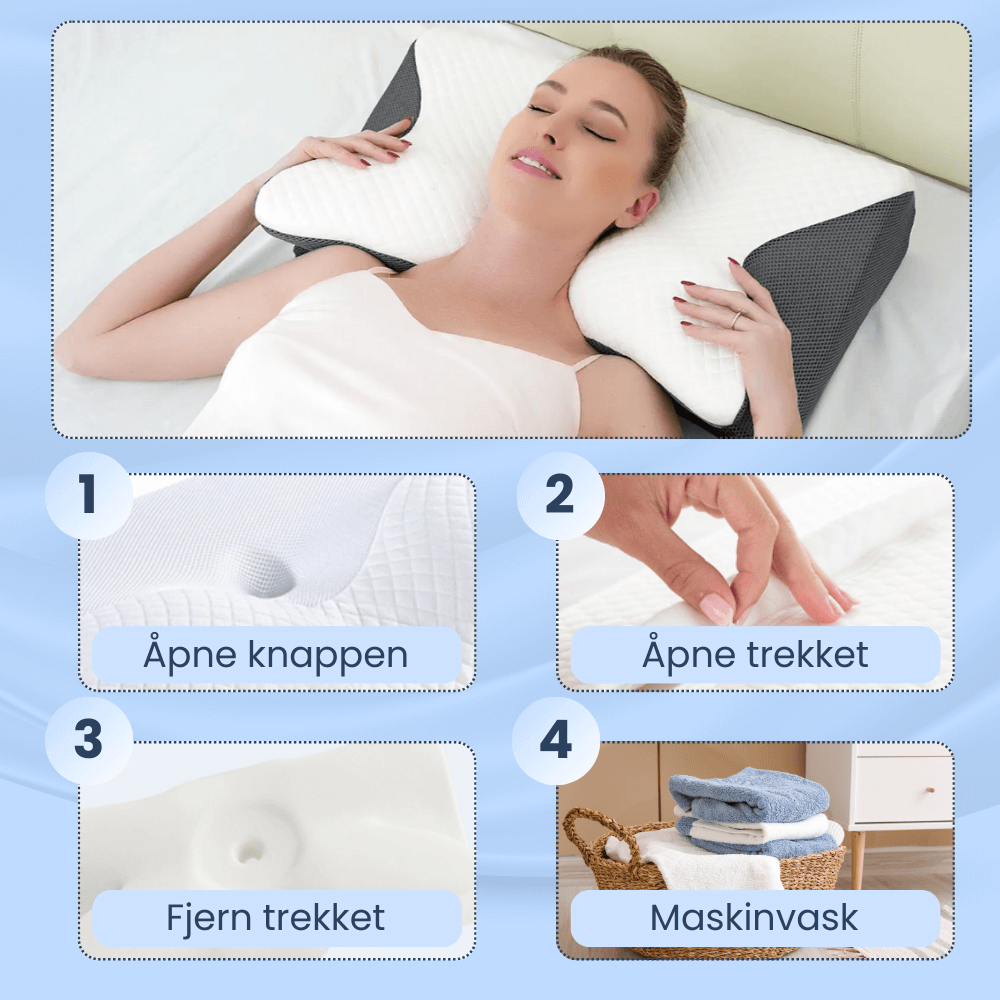 ErgoPillow™ - Premium Memory Foam Pute