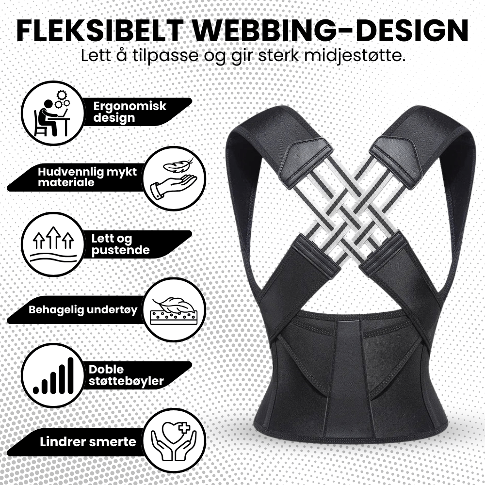 FlexPosture™ - Holdningsstøtte-båndasje