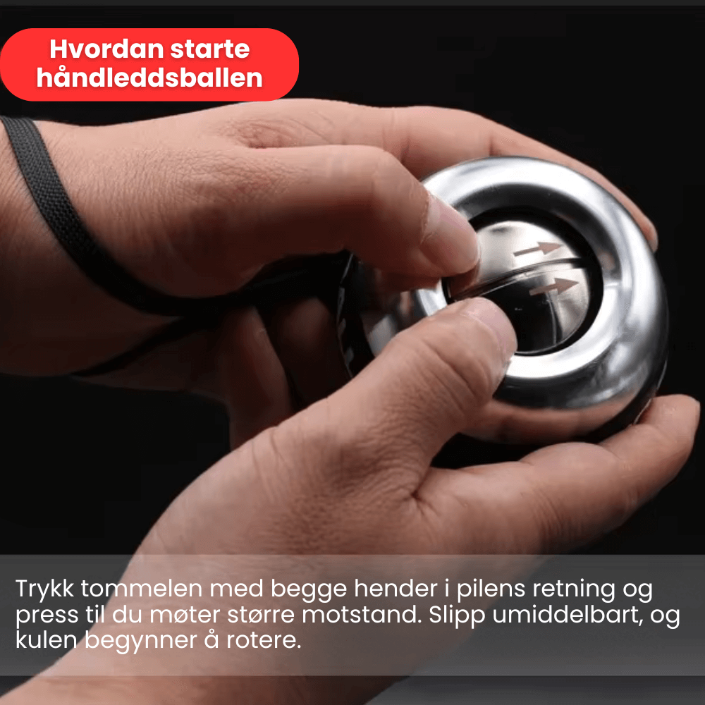 Gyro Ball™ - Styrkespinner for Rehabilitering og Trening
