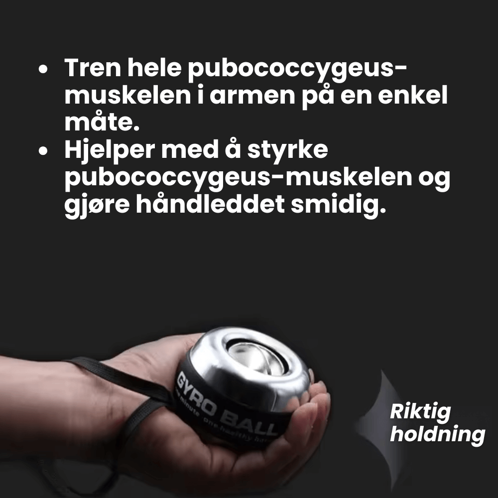 Gyro Ball™ - Styrkespinner for Rehabilitering og Trening