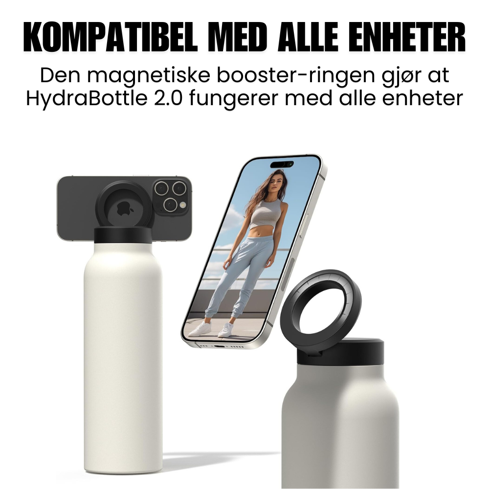 HydraBottle 2.0™ - Magnetisk Telefonholder