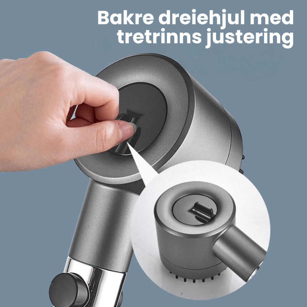 HydraLux™ - Premium vannbesparende dusjhode + 5 Gratis Filtre