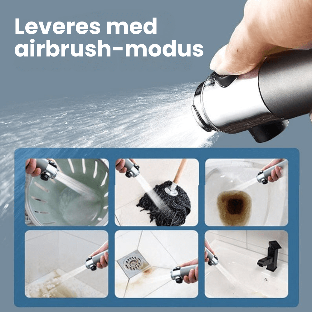 HydraLux™ - Premium vannbesparende dusjhode + 5 Gratis Filtre