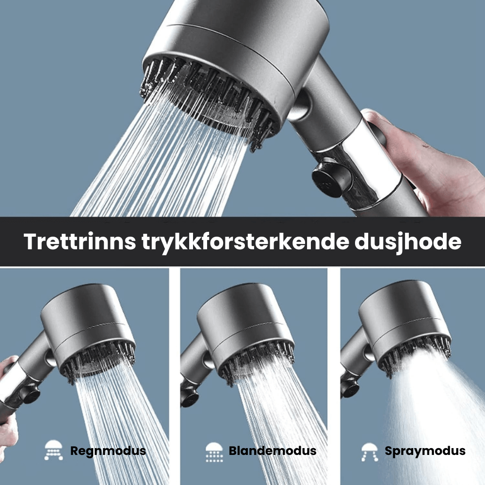 HydraLux™ - Premium vannbesparende dusjhode + 5 Gratis Filtre