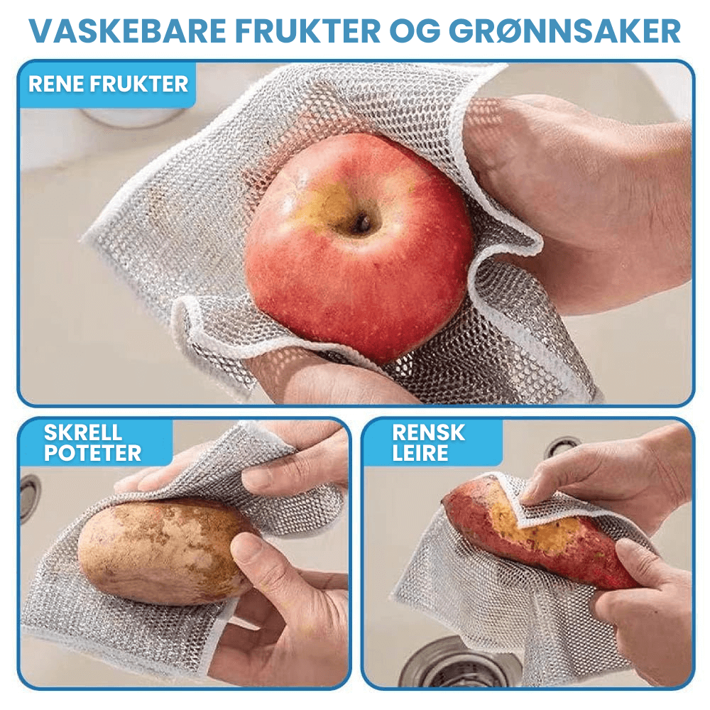 Kraftig Metall Rengjøringsklut (5+5 GRATIS)