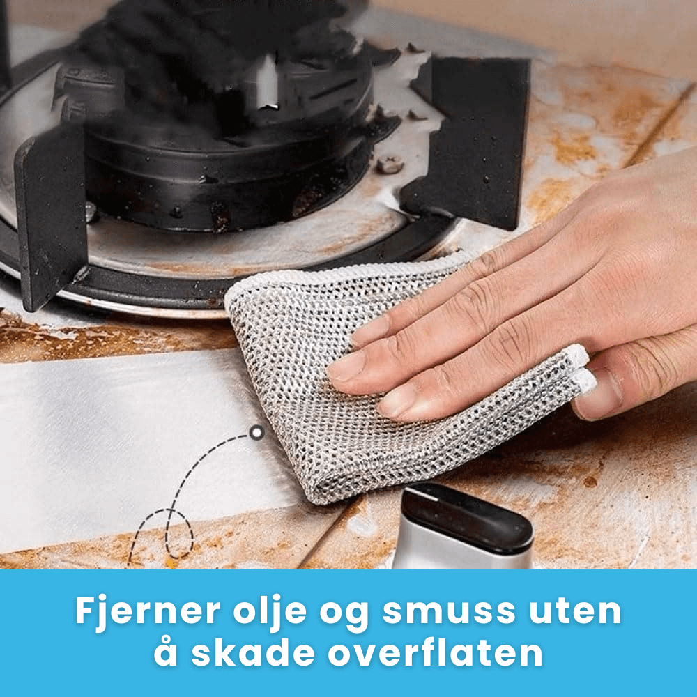 Kraftig Metall Rengjøringsklut (5+5 GRATIS)