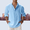 Leon™ - Pustende, casual linskjorte