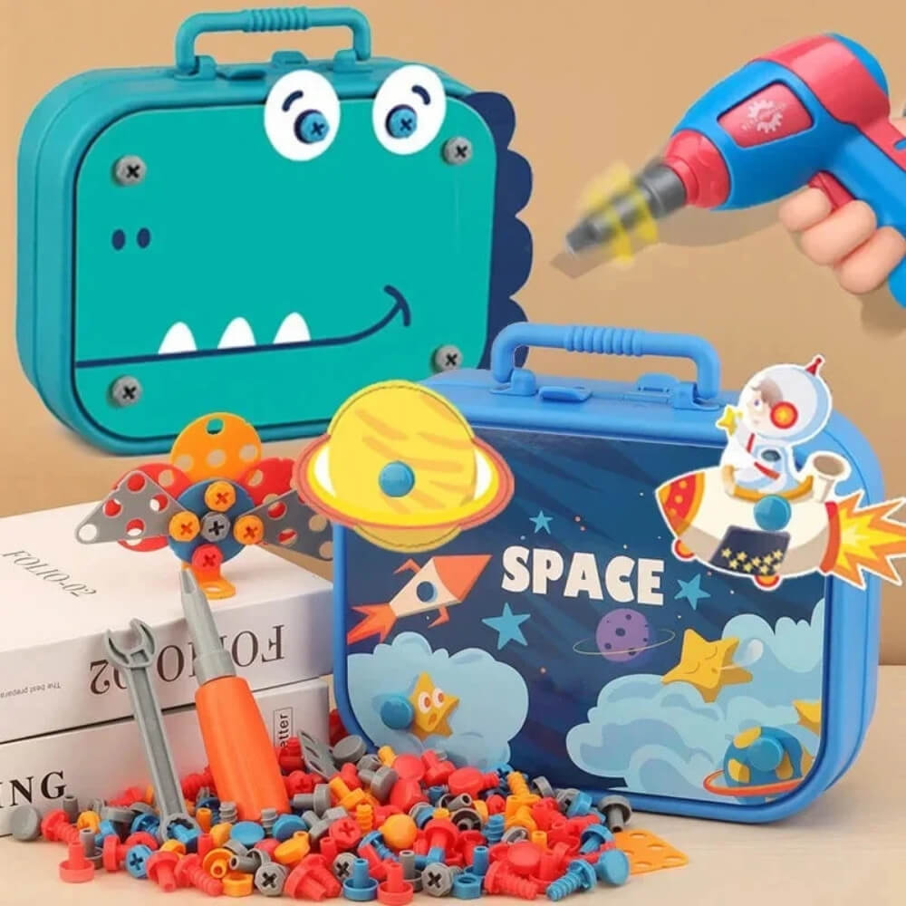 LittleBuilder™ - Montessori Pedagogisk STEM-Byggesett