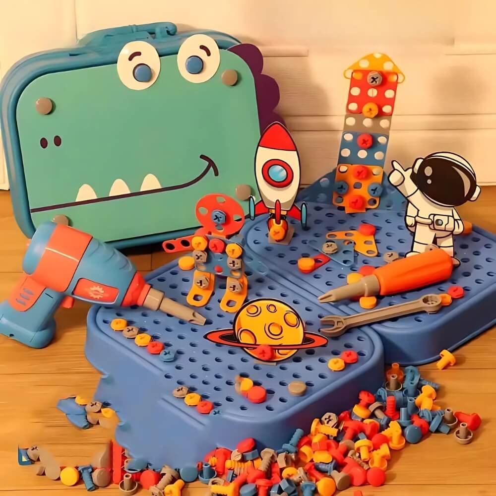 LittleBuilder™ - Montessori Pedagogisk STEM-Byggesett