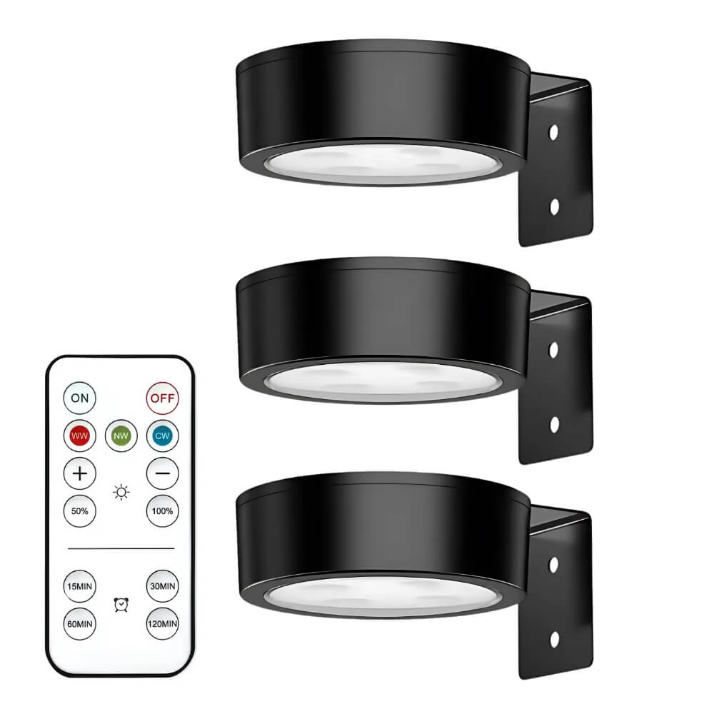 Lumeo™ - Magnetisk, Multifunksjonell og Trådløs Vegglampe (3-pack)