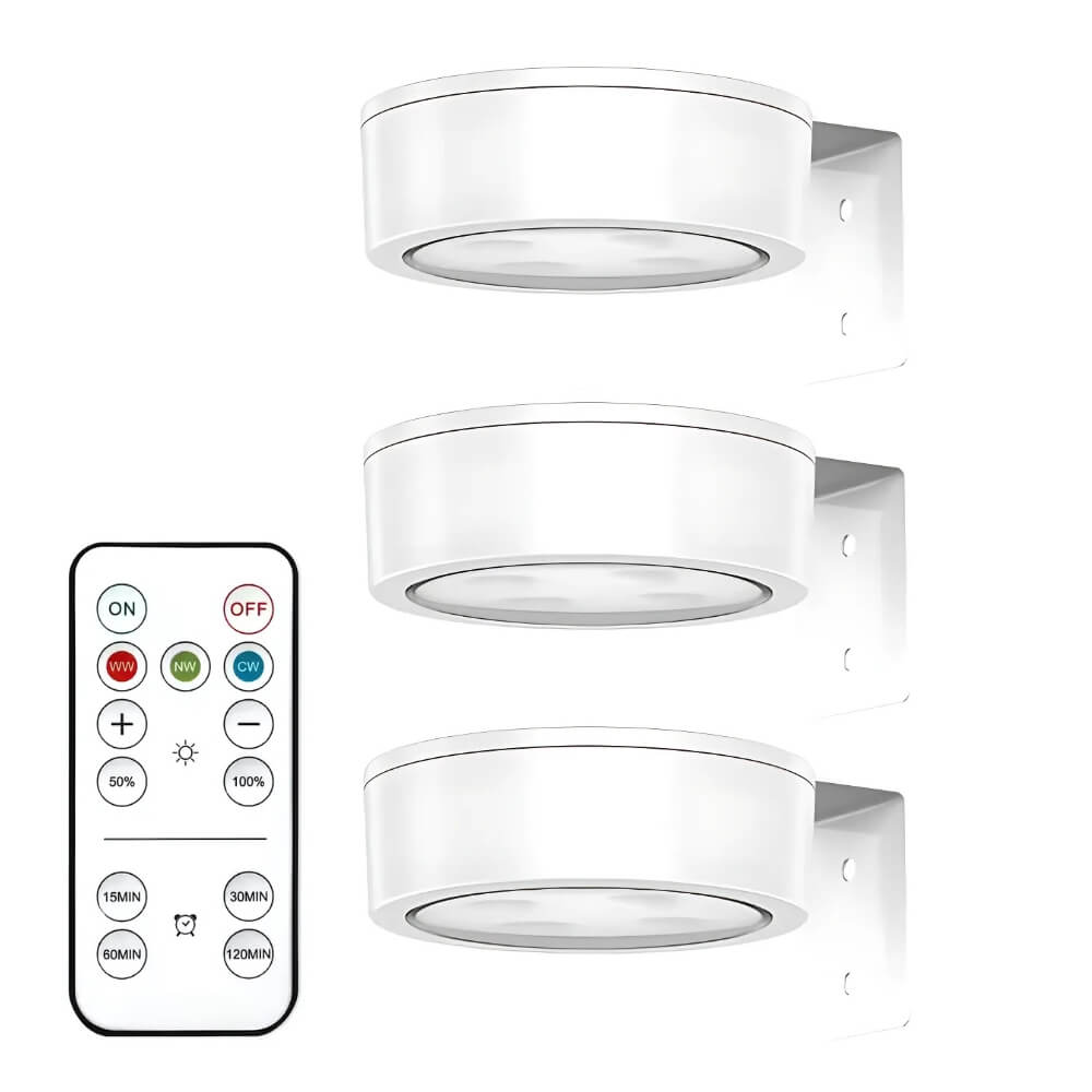 Lumeo™ - Magnetisk, Multifunksjonell og Trådløs Vegglampe (3-pack)