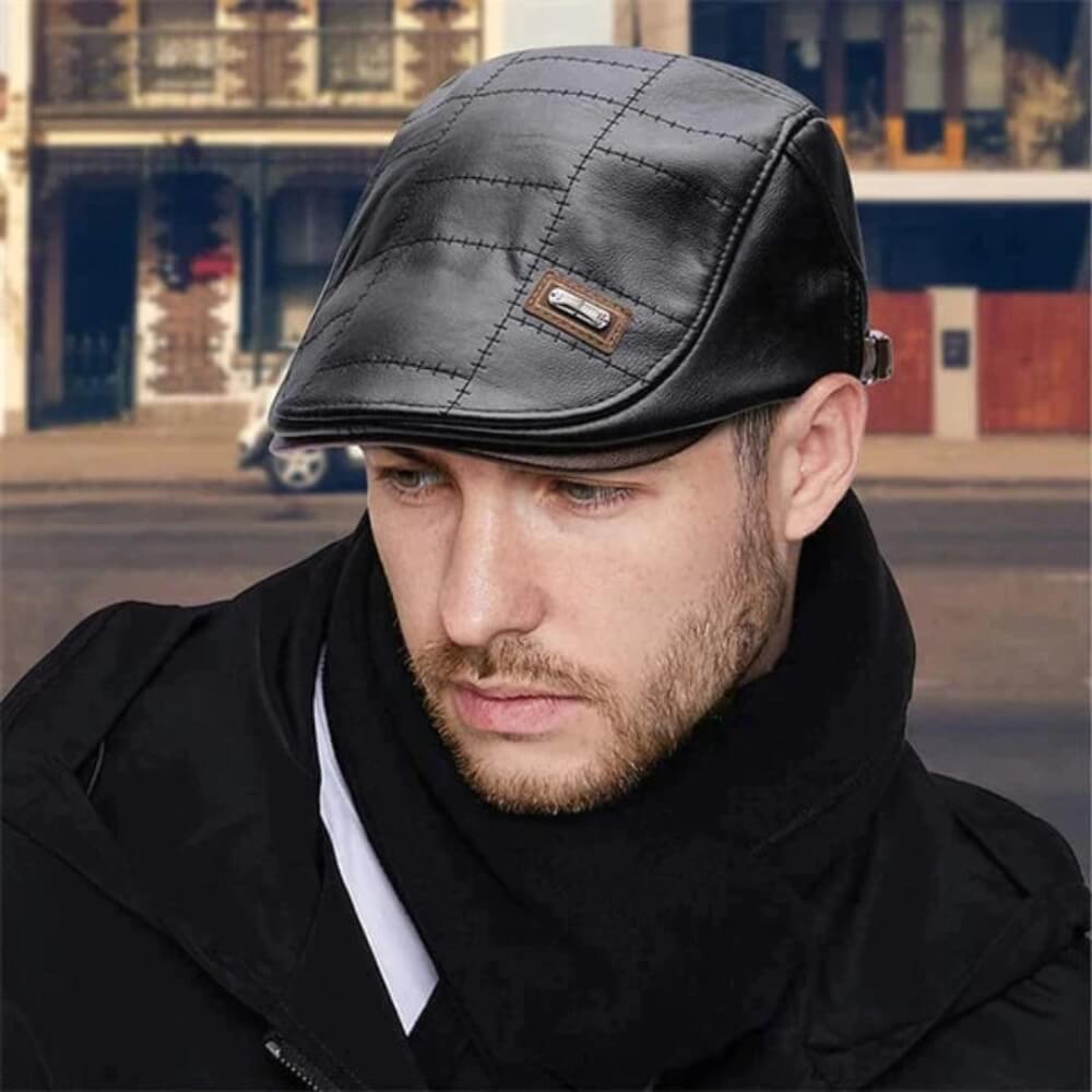 Philip™ - Lærhatt for Menn (1+1 GRATIS)
