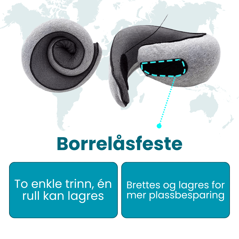 PlanePillow™ - Premium Støtte Reisepute