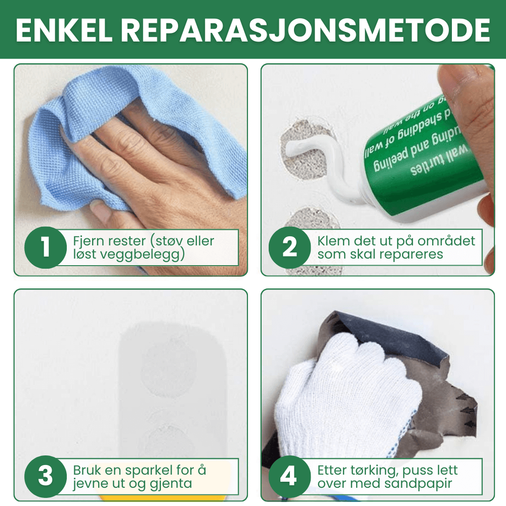 QuickFix™ - Effektiv Veggreparasjonspasta (1+2 Gratis)
