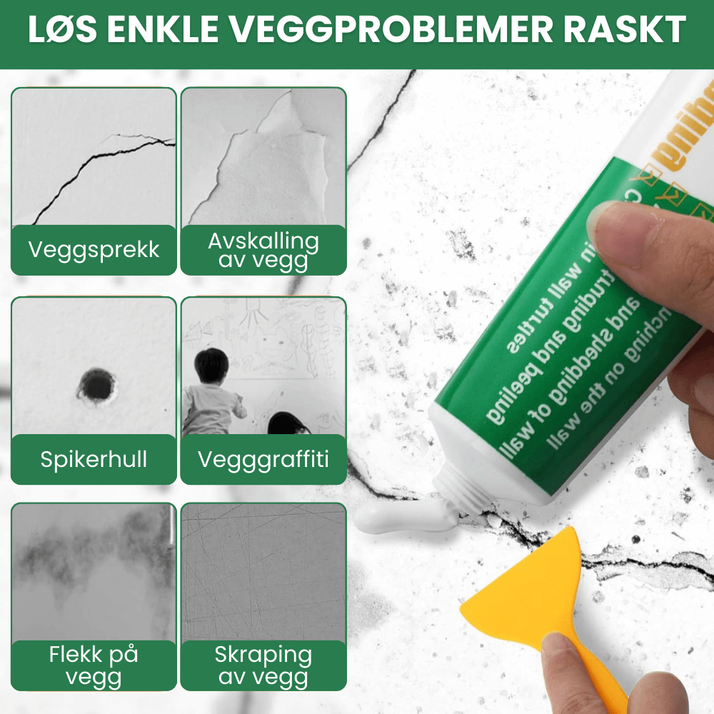 QuickFix™ - Effektiv Veggreparasjonspasta (1+2 Gratis)