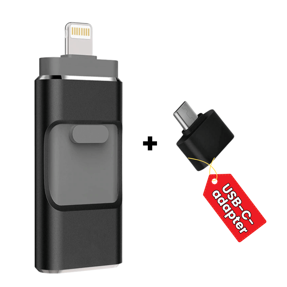 SnapDrive™ - 4-i-1 Høyhastighets USB-minnepinne