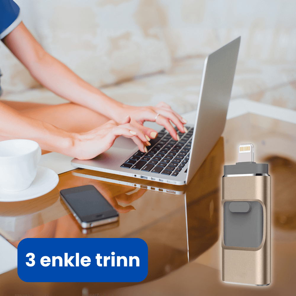 SnapDrive™ - 4-i-1 Høyhastighets USB-minnepinne