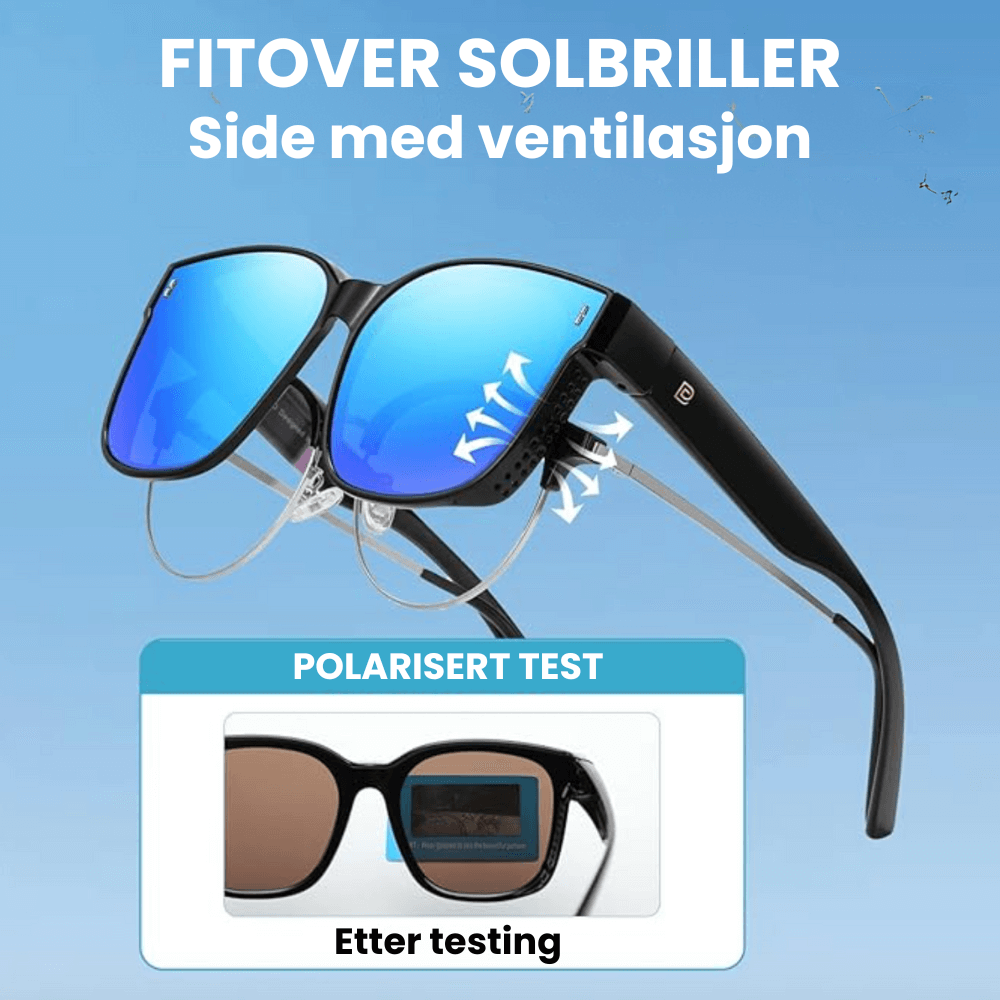 SnapShades™ – FitOver solbriller med UV-beskyttelse (1+1 Gratis)