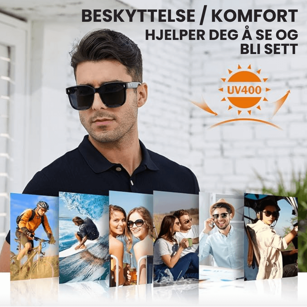 SnapShades™ – FitOver solbriller med UV-beskyttelse (1+1 Gratis)
