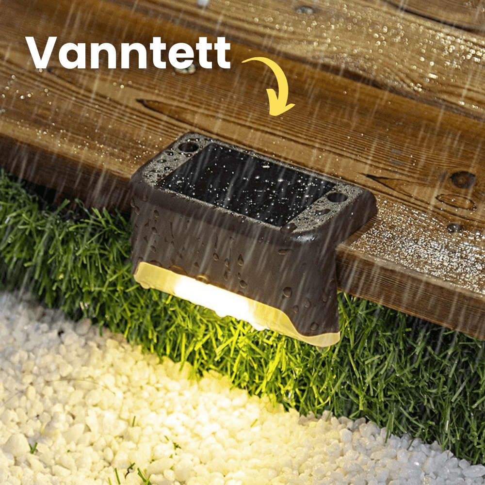 Solora™ - Energisparende solcelledrevet utendørsbelysning (5+5 Gratis)
