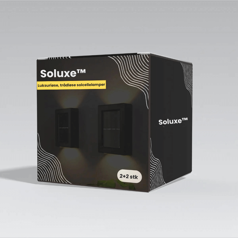 Soluxe™ - Luksuriøse Trådløse Solcellelamper (2+2 GRATIS)