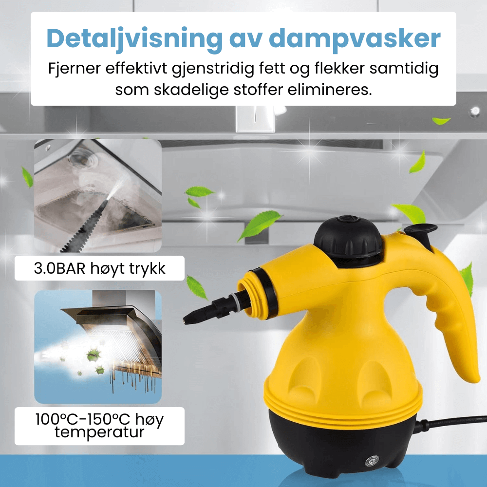 SteamPro™ - Allsidig Dampvasker