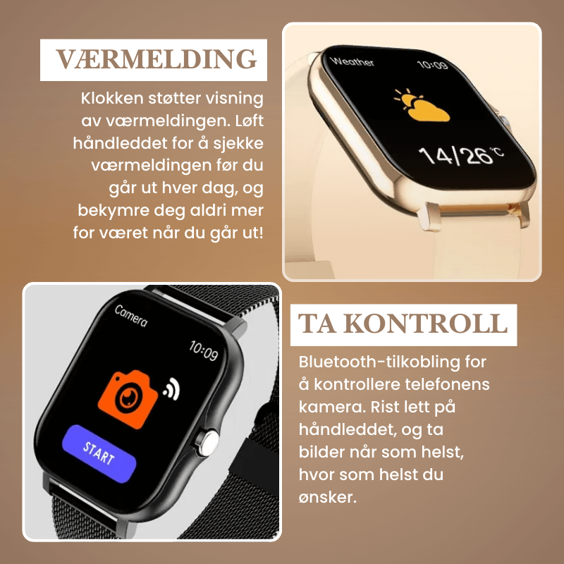 Veloce™ - Høykvalitets Multifunksjonell Smartklokke (GRATIS Klokkereim)