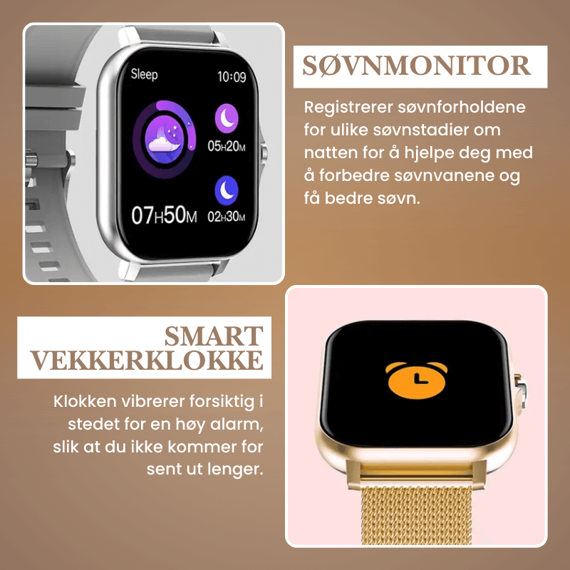 Veloce™ - Høykvalitets Multifunksjonell Smartklokke (GRATIS Klokkereim)